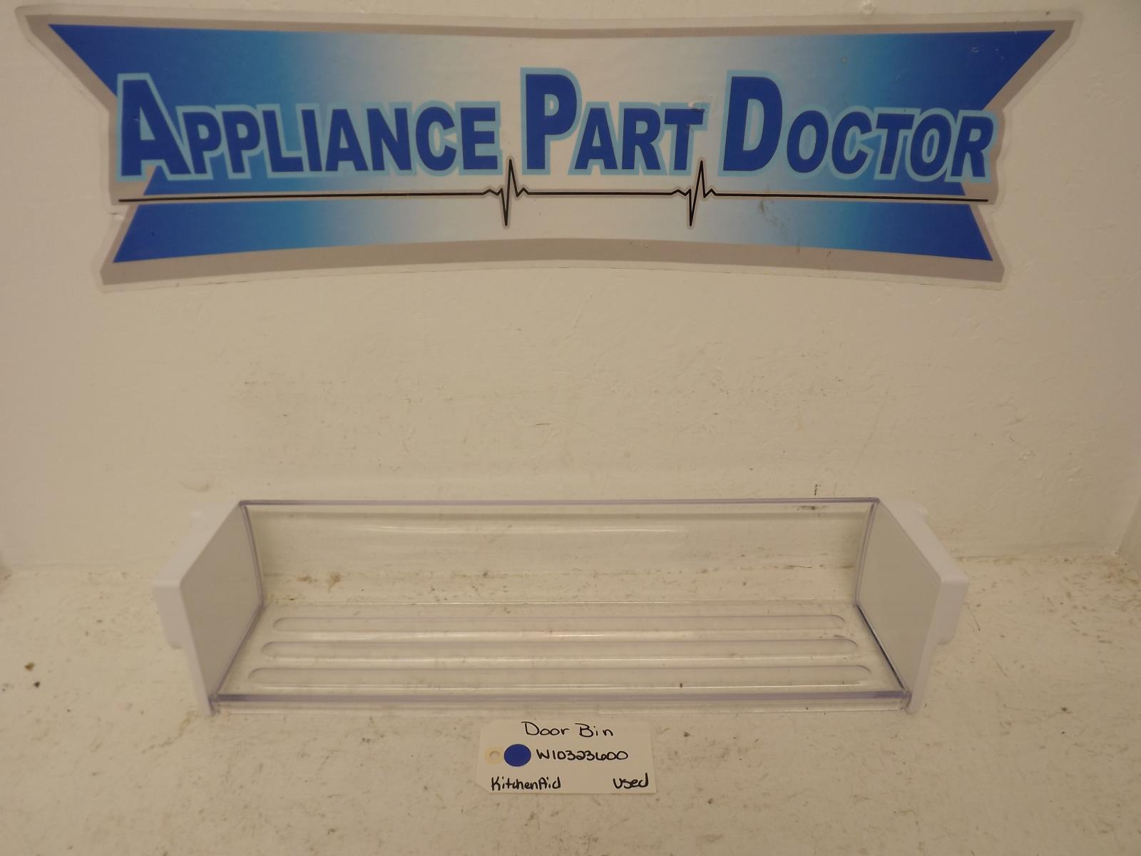 KitchenAid Refrigerator W10323600 Door Bin Used KitchenAid Refrigerator W10323600 Door Bin Used